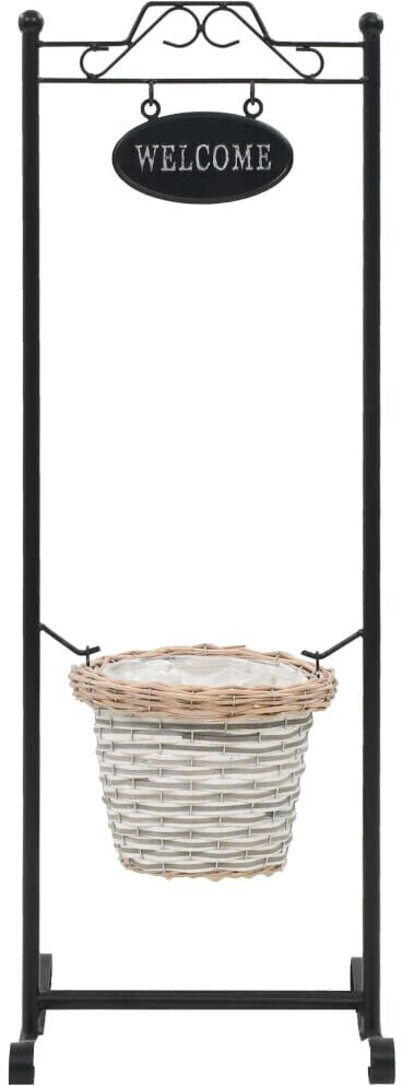 vidaXL Support pour plantes avec cadre en fer enduit de poudre (246836)