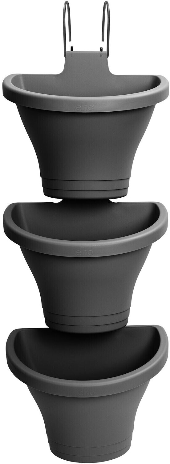 Elho Corsica Vertical Forest 24 cm Set anthracite