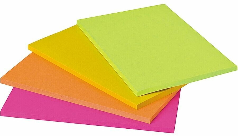 POST-IT Bloc 45 Feuilles Notes Repositionnables Super Sticky Meeting Notes  Grand Rectangle Assortis Vifs, 200 x 149 mm, Lot de 4 - Post it, notes  repositionnables