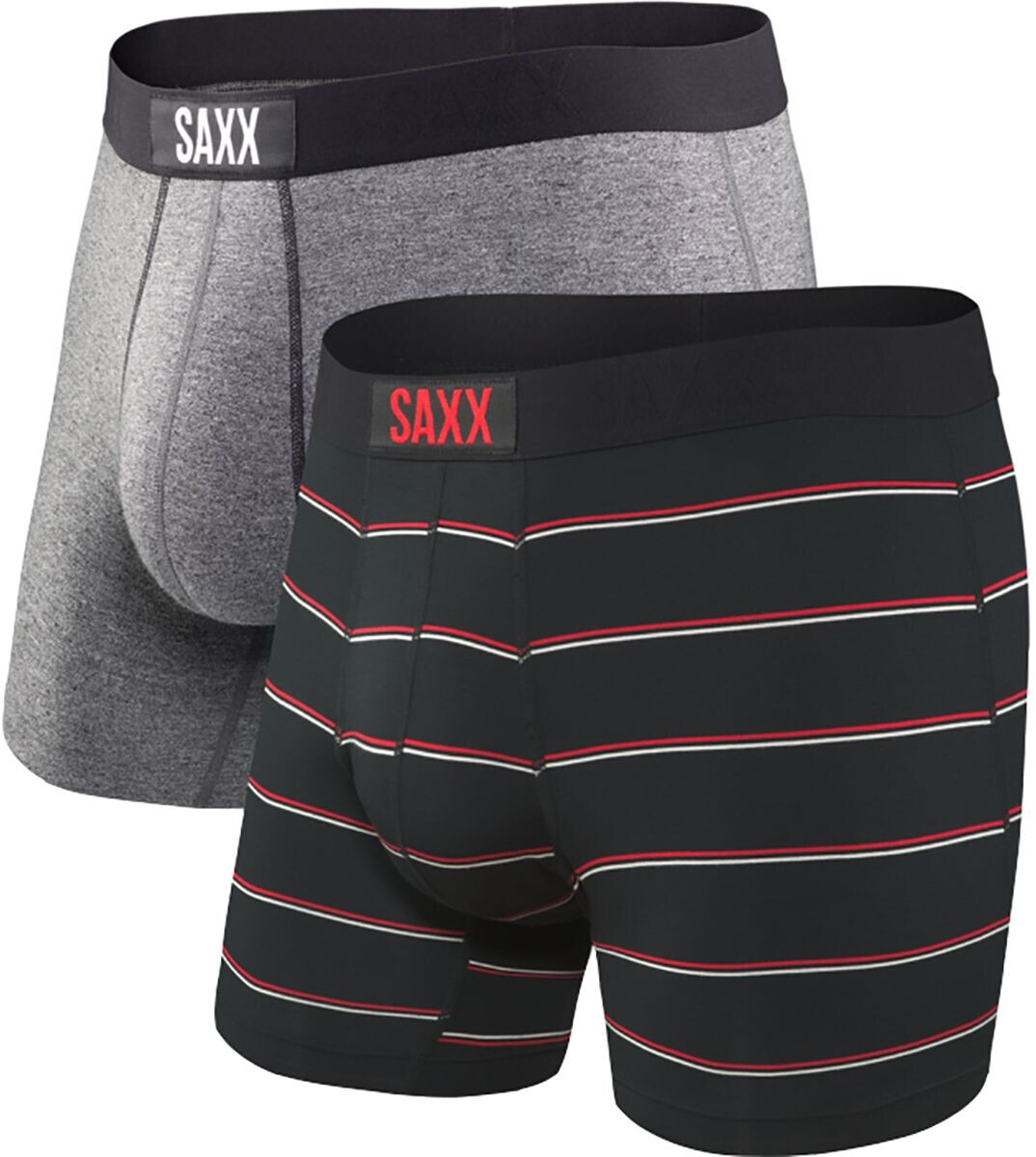 Saxx Underwear Boxer Vibe 2 Pack grey