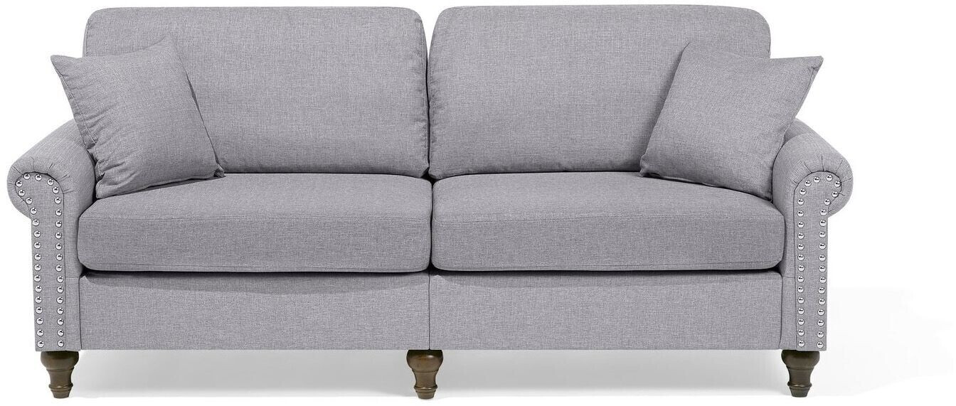 Beliani Otra 3 places gris clair