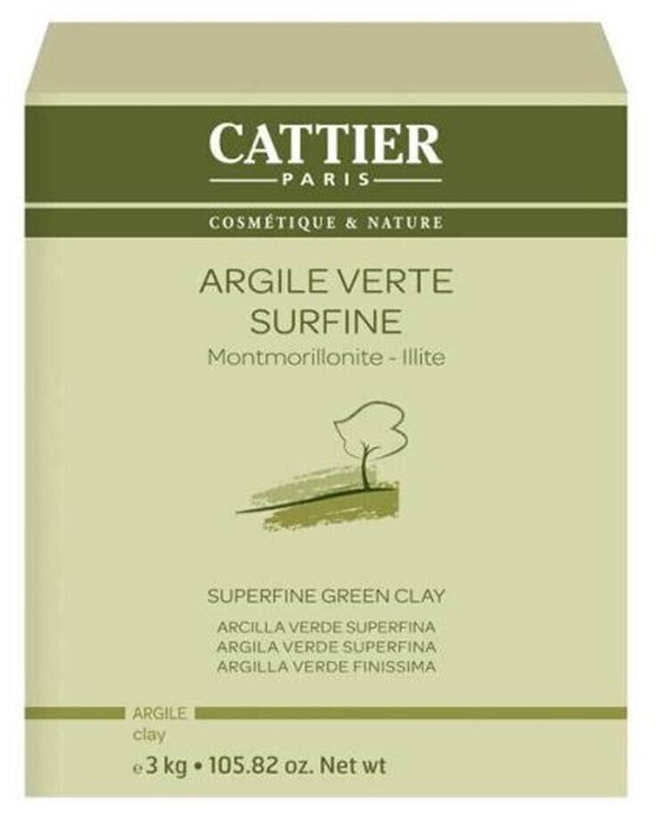 Cattier Argile verte surfine (3 kg)