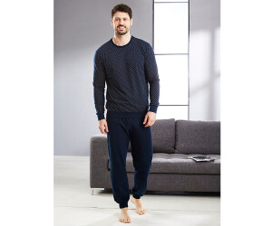 SCHIESSER premium Herren Schlafanzug Pyjama lang Gr.50 NEU ehemaliger UVP 69,95€