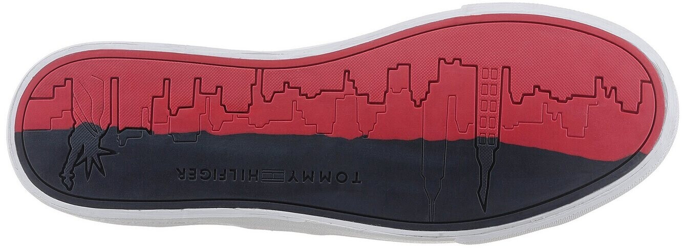 tommy hilfiger signature tape leather trainers