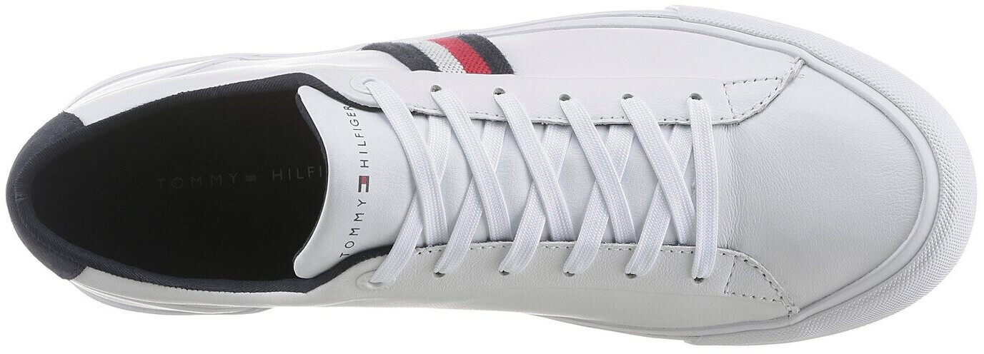 tommy hilfiger signature tape leather trainers