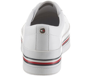 signature leather flatform trainers