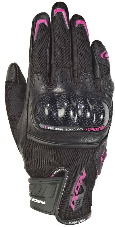 IXON Gants RS Rise Air Lady noir/rose