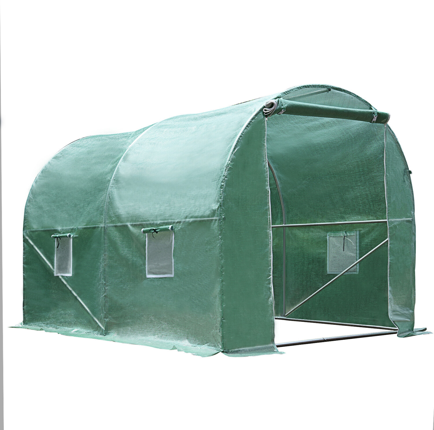Outsunny Serre tunnel 3 x 2 x 1,9 m