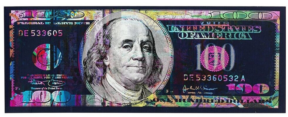 KARE Metallic Dollar 80x200cm