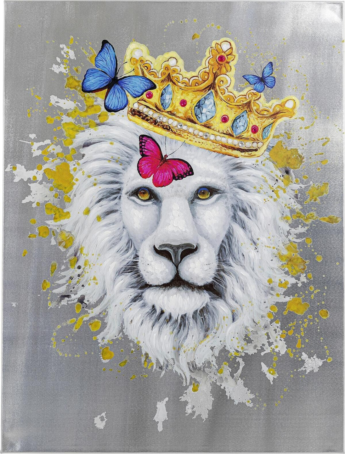 KARE Touched King of Lion 120x90cm