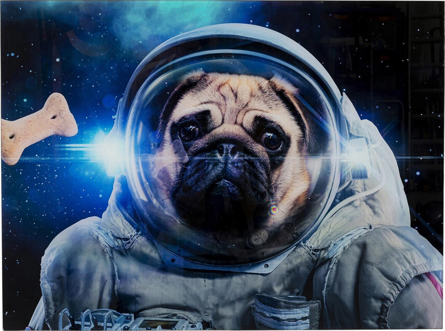 KARE Dog in Space 80x60cm