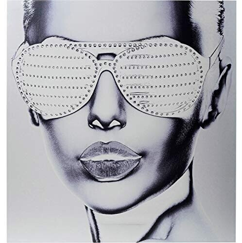 KARE Alu Cool Girl 120x120cm