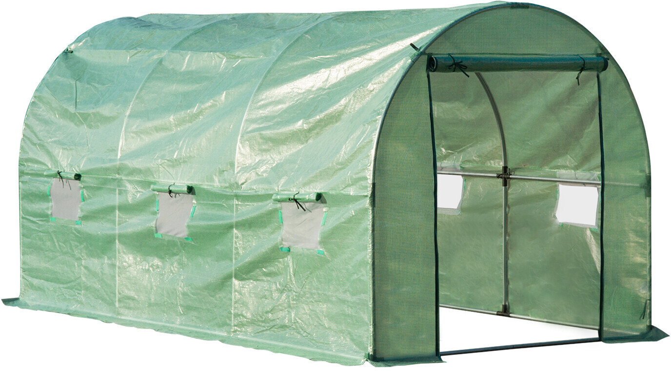 Outsunny Serre tunnel 4 x 2 x 1,9 m