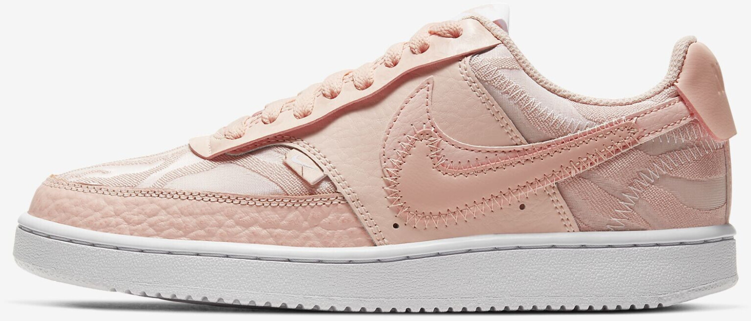wmns nike court vision low white washed coral aura