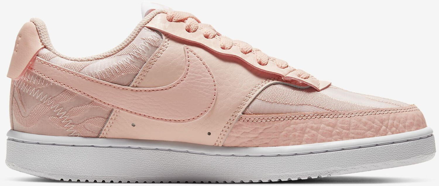 wmns nike court vision low white washed coral aura