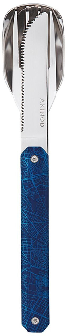Akinod Straight Magnetic Cutlery 12H34 Downtown Blue