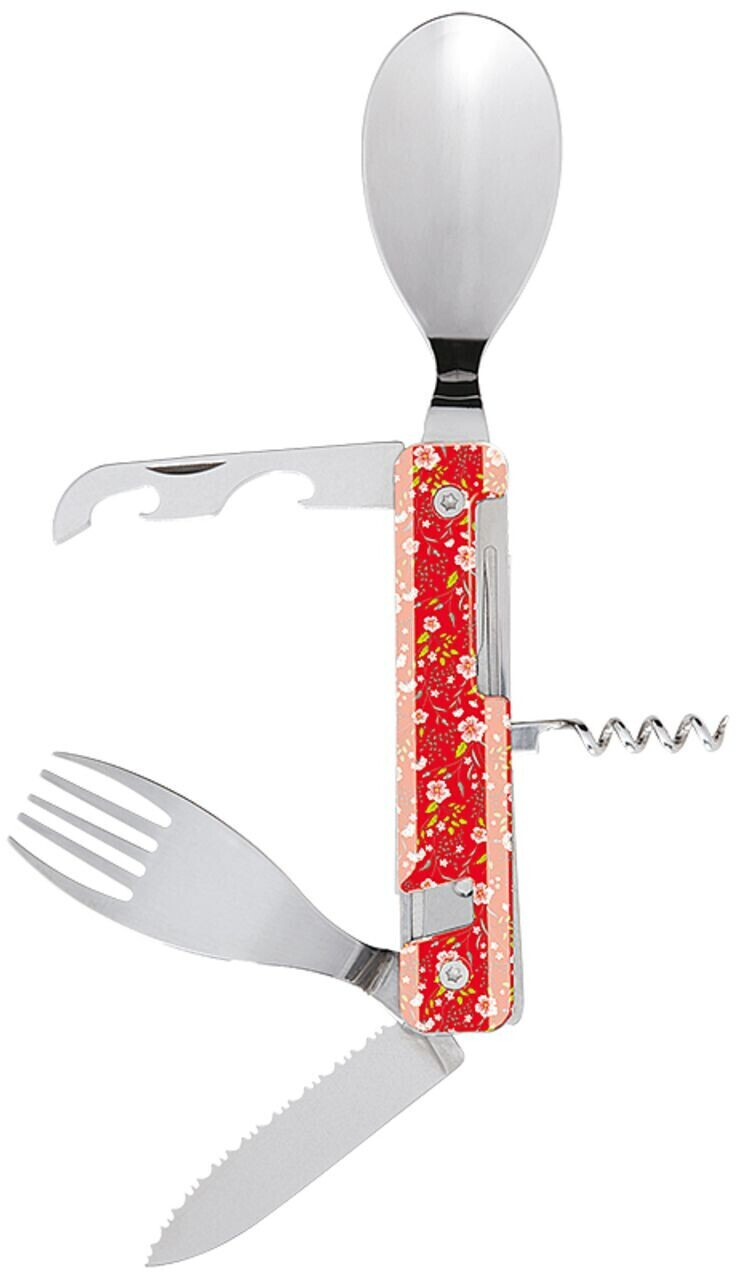 Akinod Multifunction Cutlery 13H25 Helianthemum Red