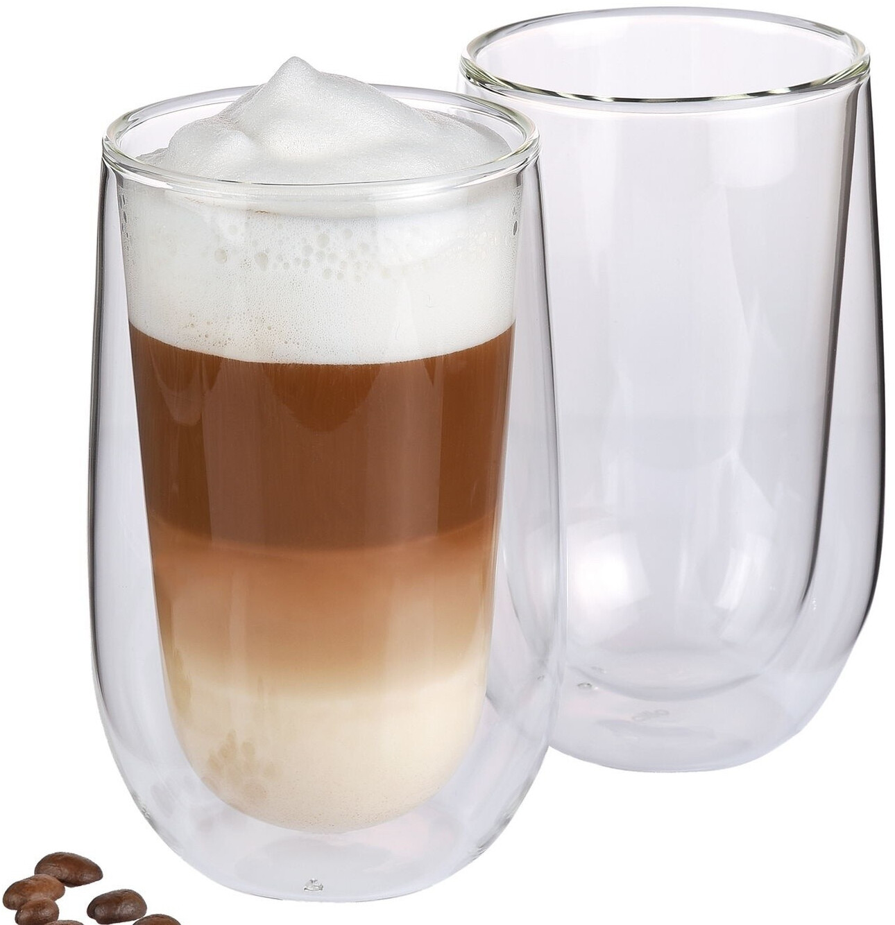 Cilio Latte macchiato glass Verona, set of 2
