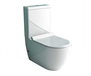 vidaXL Stand-WC mit Spülkasten WC-Sitz Toilette WC Komplett Set Inkl.Wc Sitz 