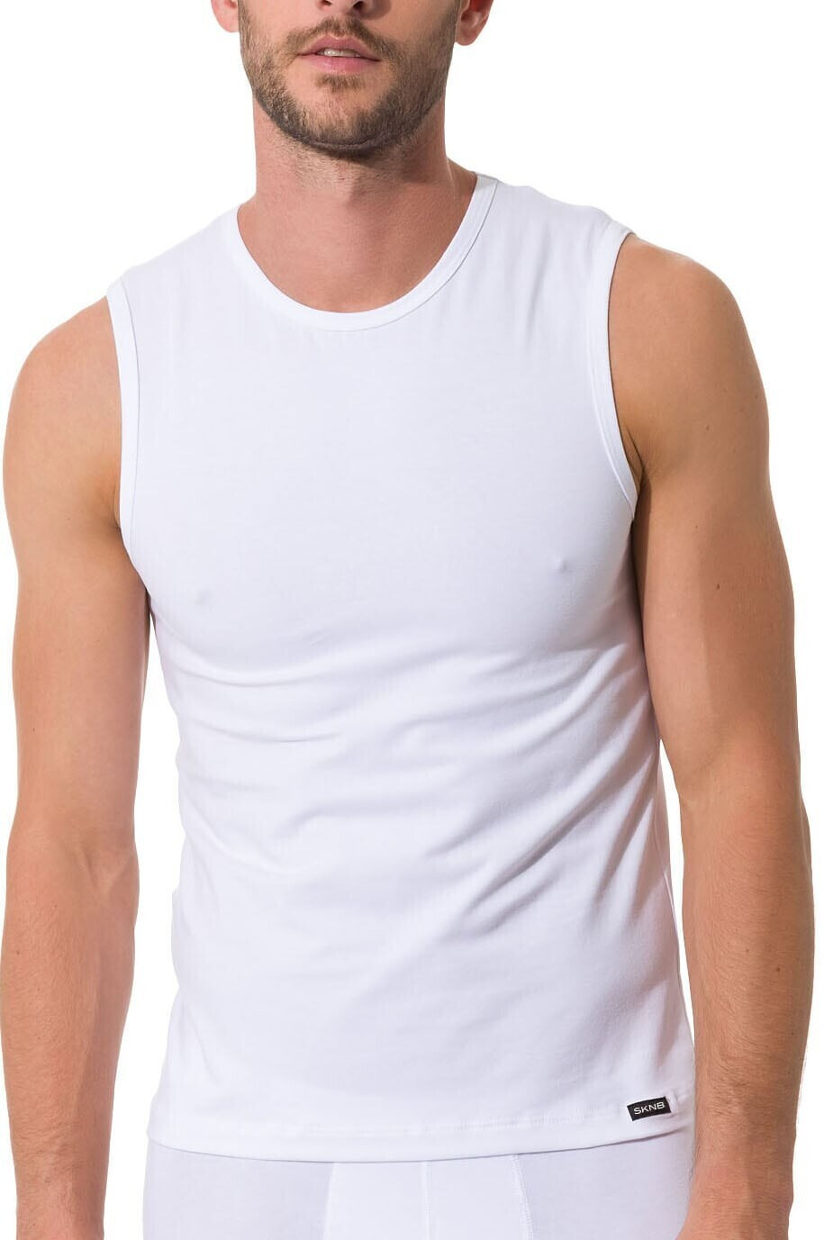 Skiny Essentials Men Tank Top (086326) white