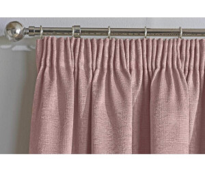 Enhanced Living Matrix Thermal Blackout Curtains, Blush Pink (168 x 229cm)