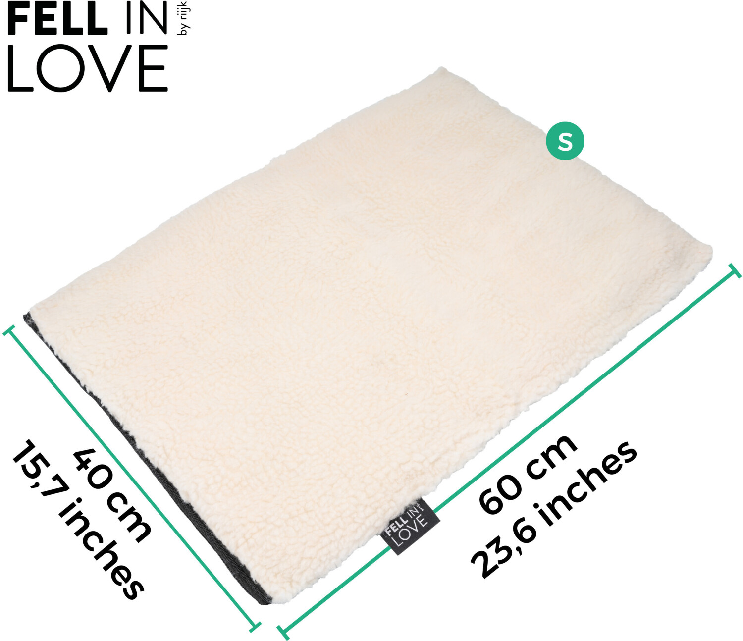 riijk Couverture pour chien 64x90cm beige