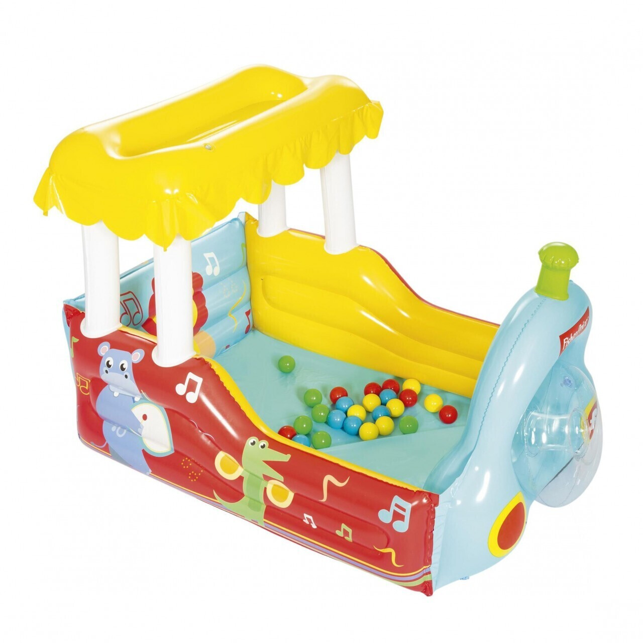 Bestway Fisher Price Inflatable Ball Pit Train Engine