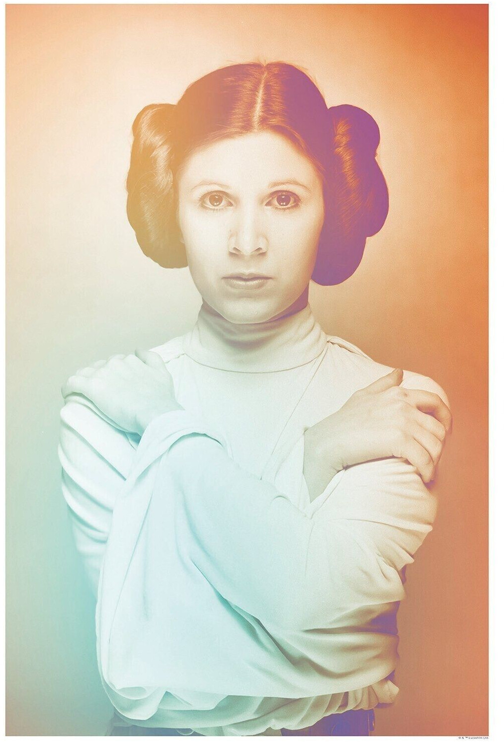 Komar Star Wars Classic Icons Color Leia 50x70cm