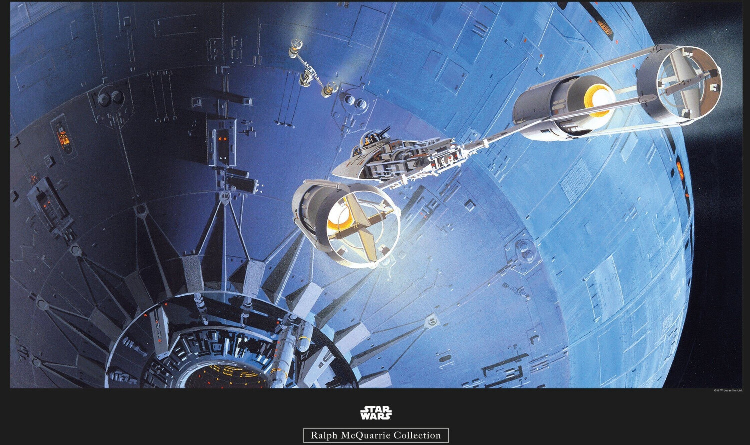 Komar Star Wars Classic RMQ Death Star Attack 70x50cm