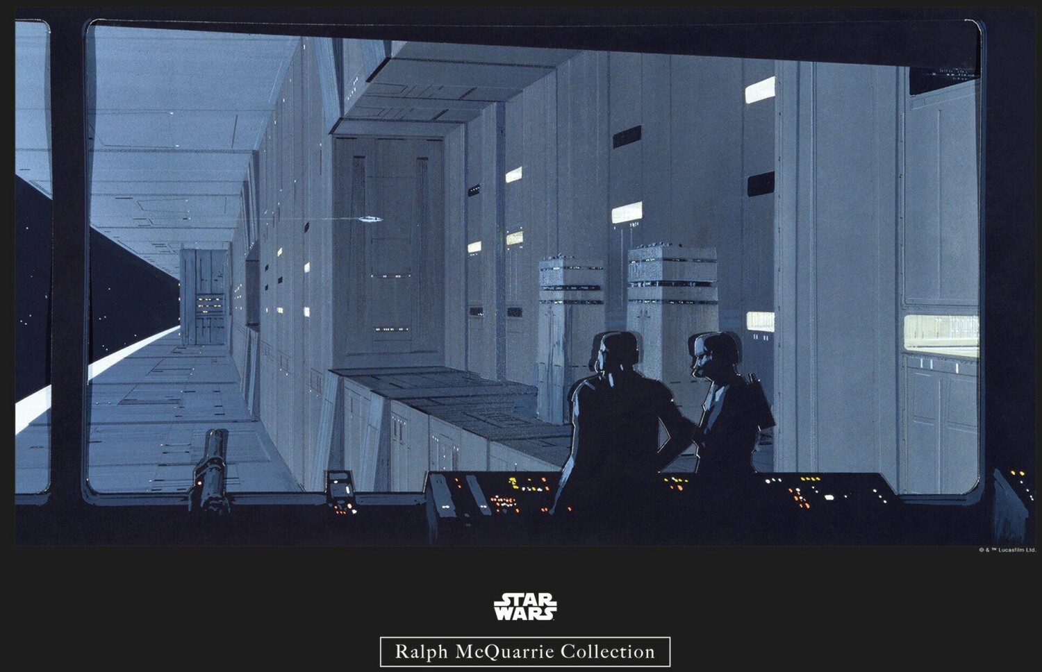 Komar Star Wars Classic RMQ Death Star Control 50x40cm