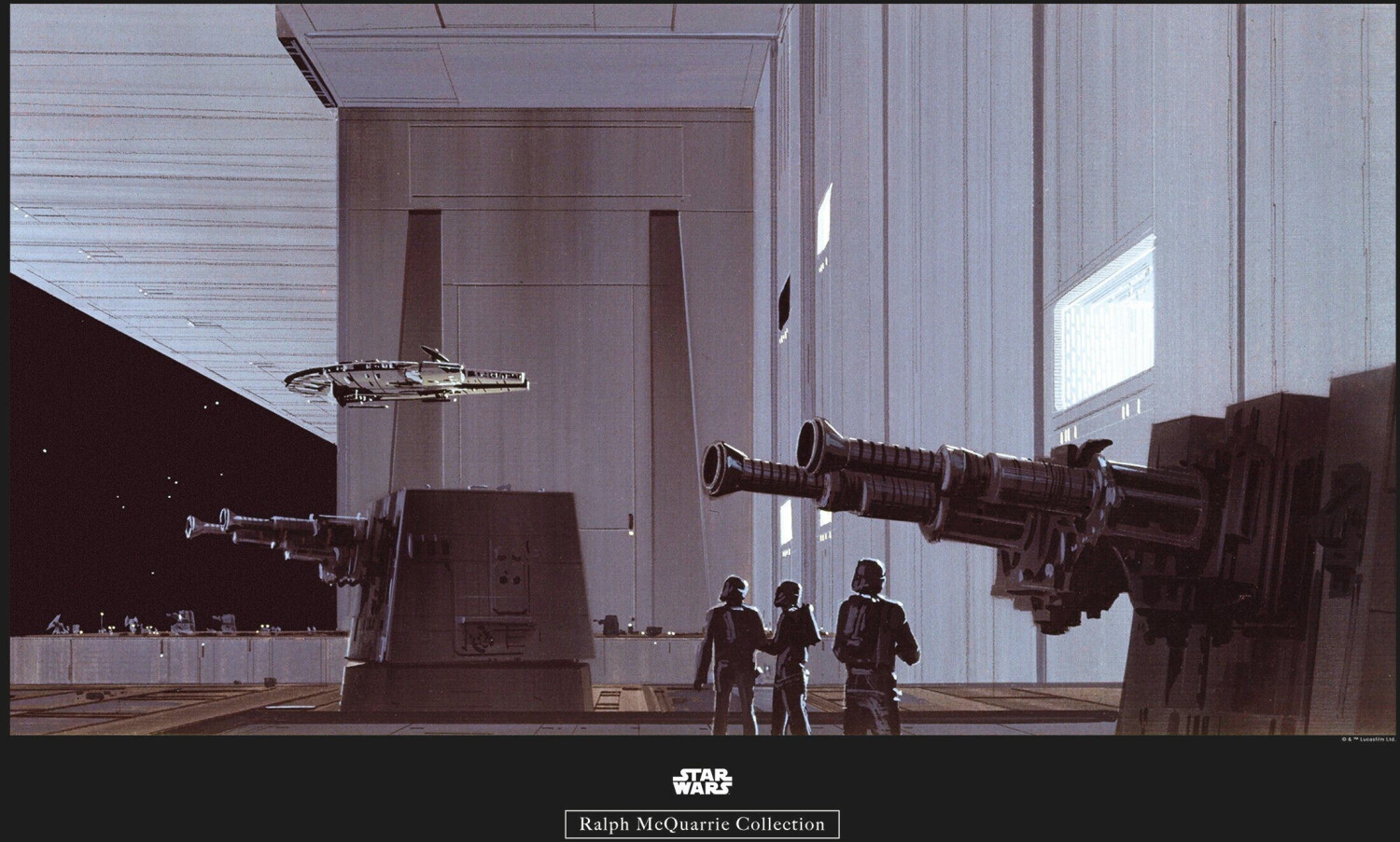 Komar Star Wars Classic RMQ Death Star Hangar 70x50cm