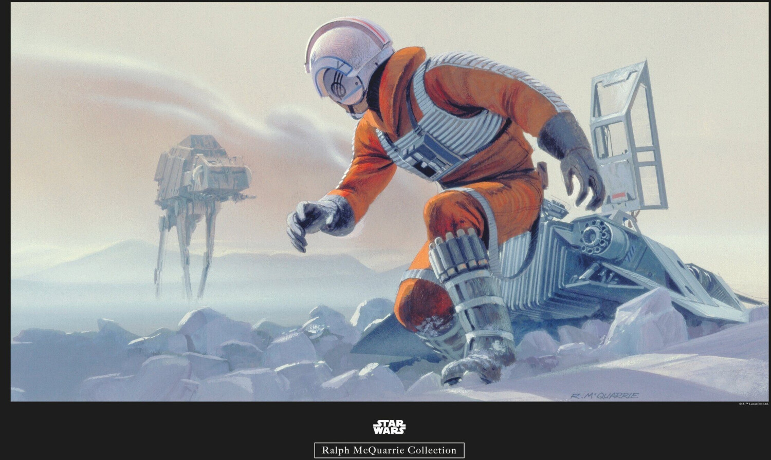 Komar Star Wars Classic RMQ Hoth Battle Pilot 70x50cm