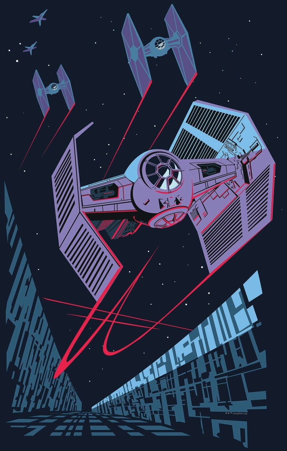 Komar Star Wars Classic Vector TIE-Fighter 40x50cm