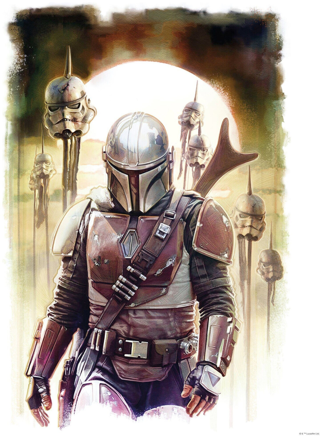 Komar Star Wars Mandalorian Impaler 40x50cm