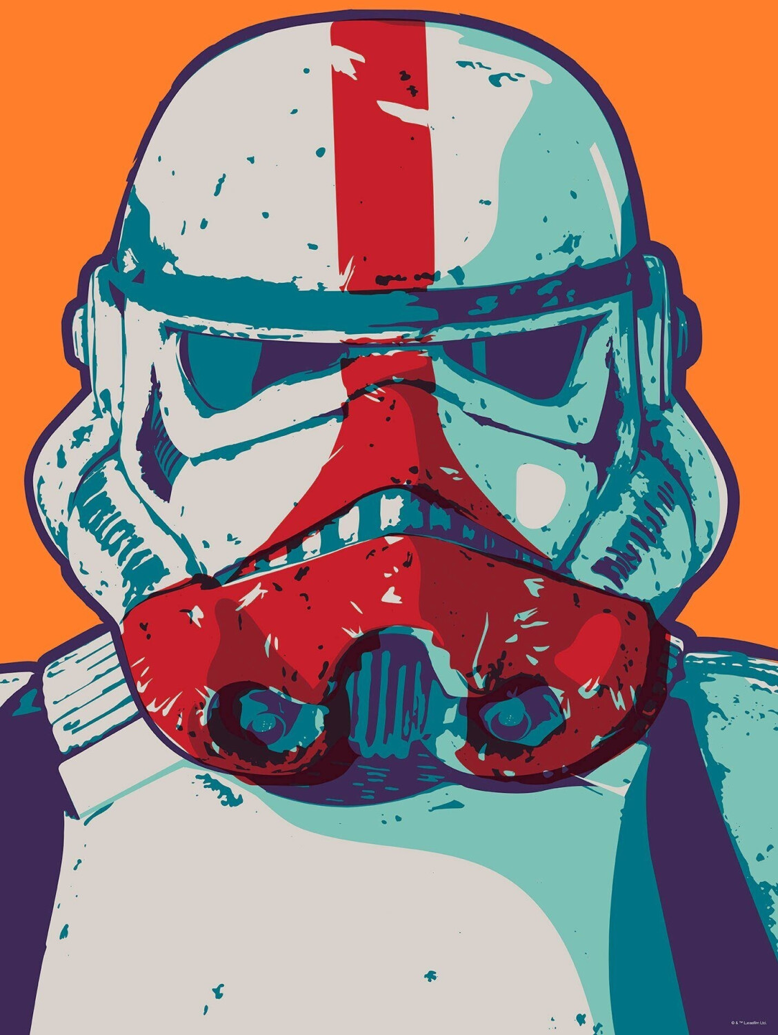 Komar Star Wars Mandalorian Pop Art Stormtrooper 50x70cm