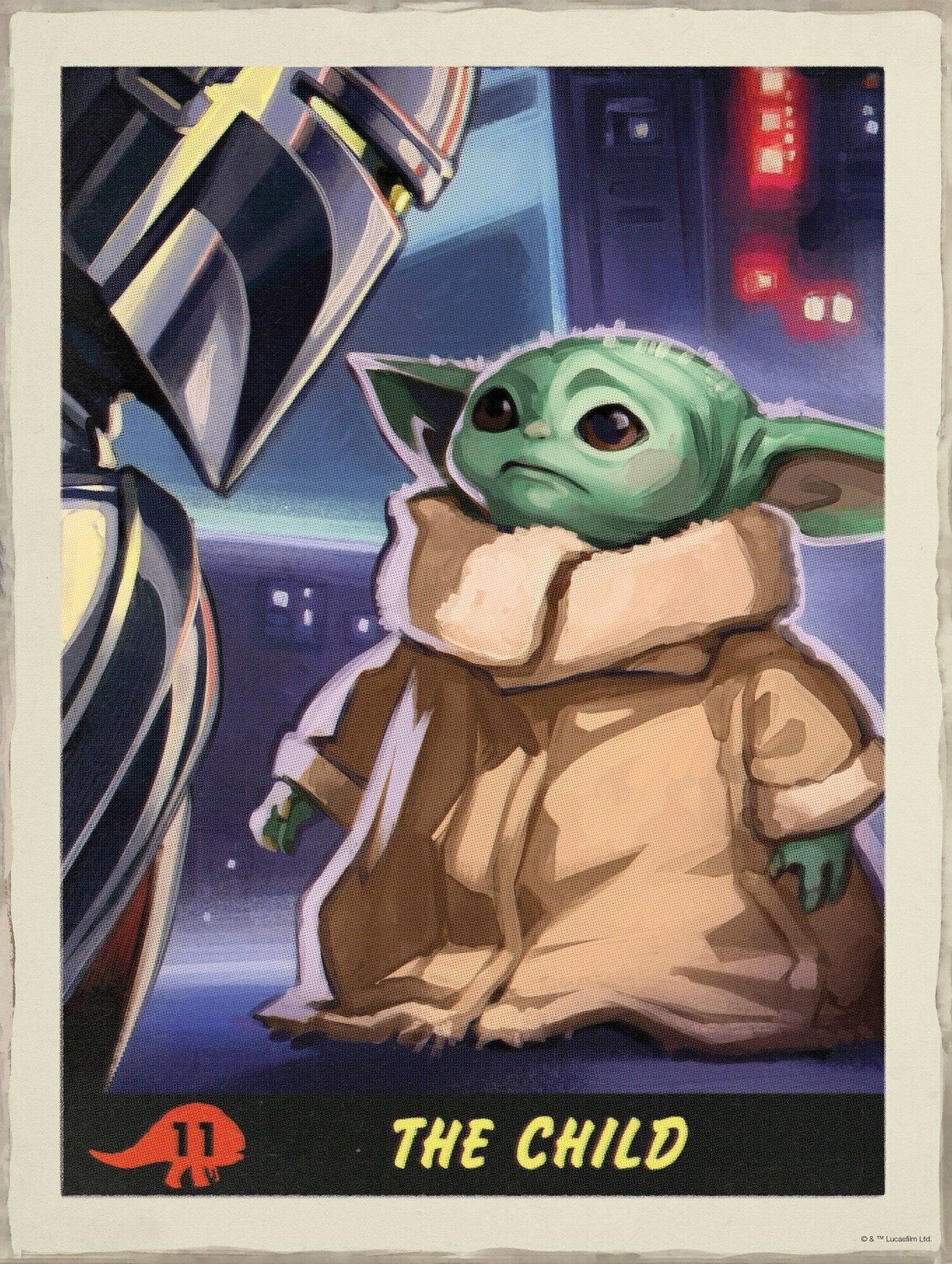 Komar Star Wars Mandalorian The Child Trading Card 30x40cm