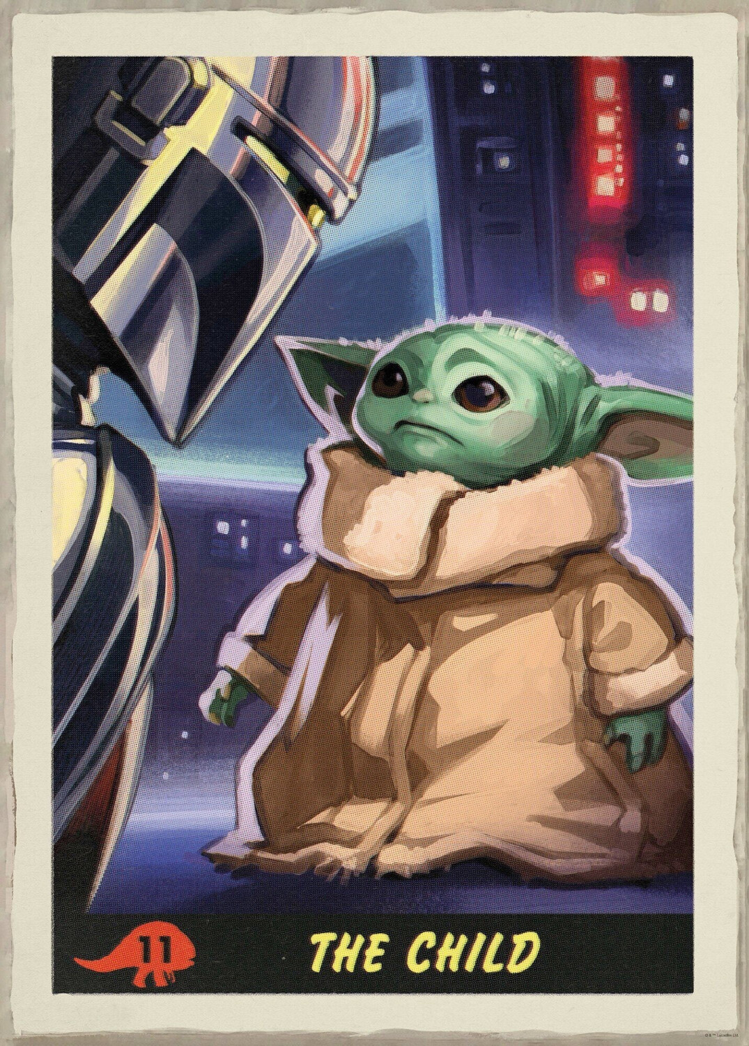 Komar Star Wars Mandalorian The Child Trading Card 50x70cm