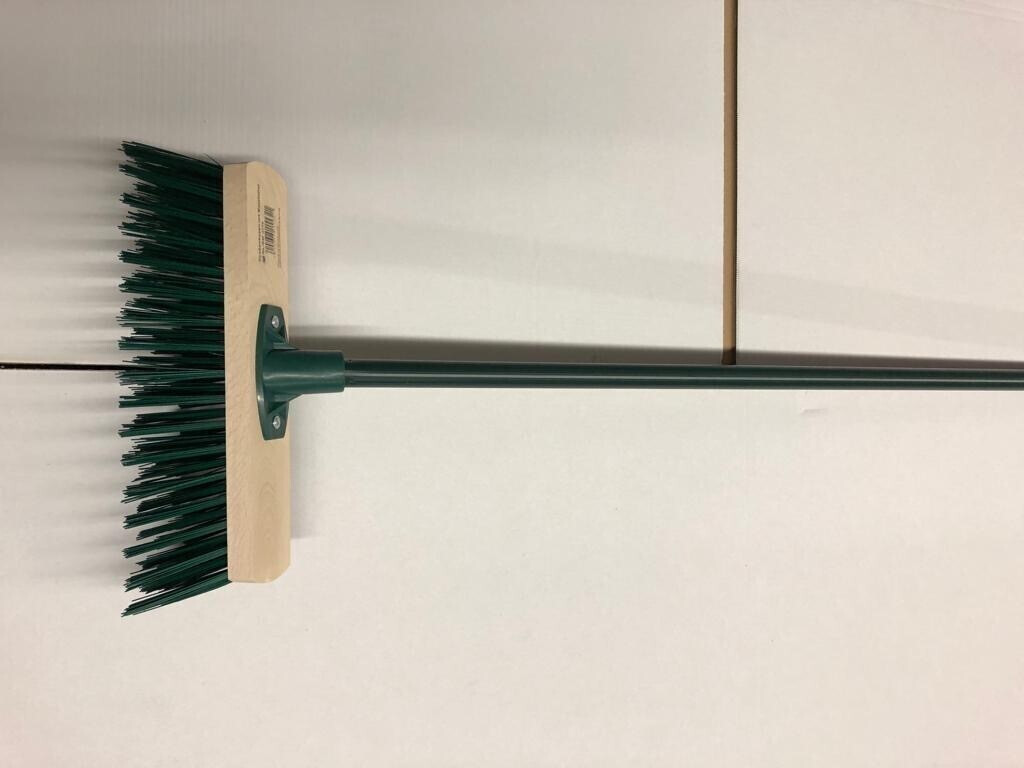 2 Stück Drahtbesen Mit Stiel 160cm - Edelstahl Bürsten Für Terrasse & Garten