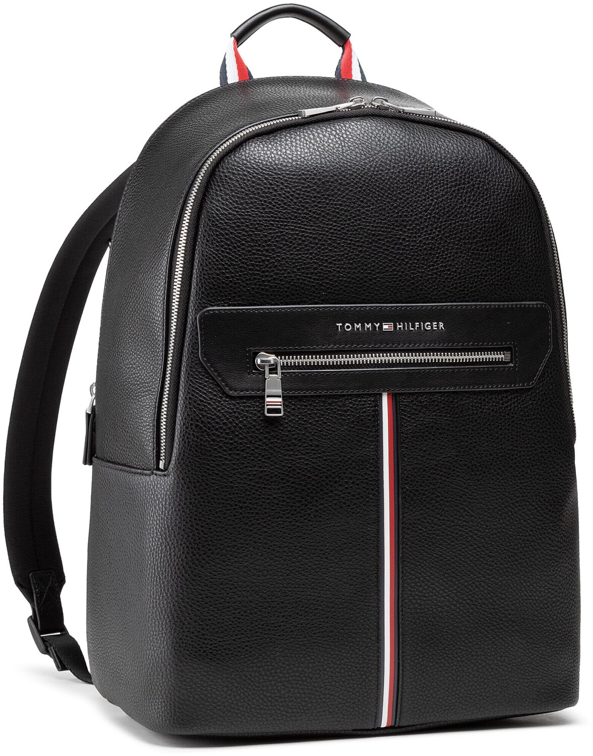 Buy Tommy Hilfiger Downtown Signature Tape Detail Backpack black from £ ...