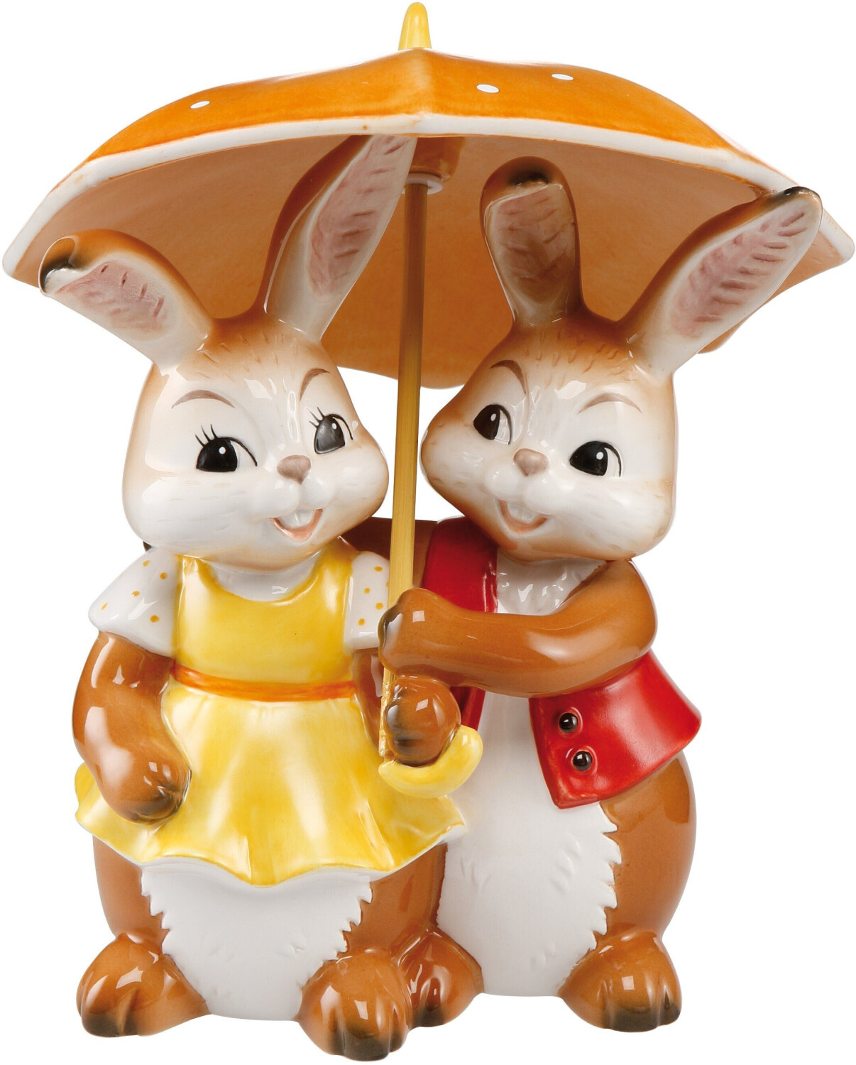 Goebel-Kunststoffe Figurine Pâques en porcelaine multicolore 12,5 x 10 x 15 cm