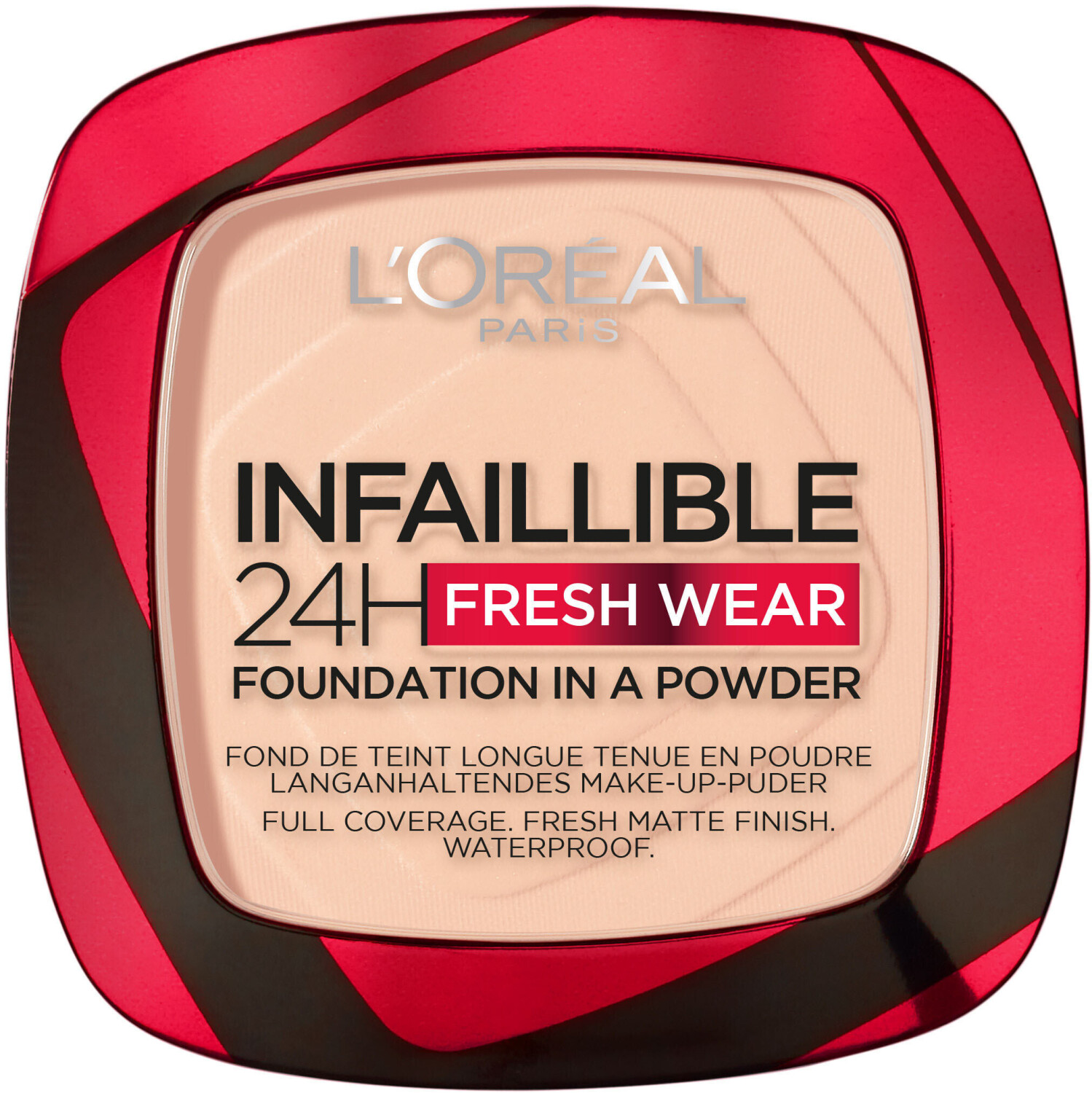 L'Oréal Make-up-Puder Infaillible 24H Fresh Wear (9 g) 180 Rose Sand