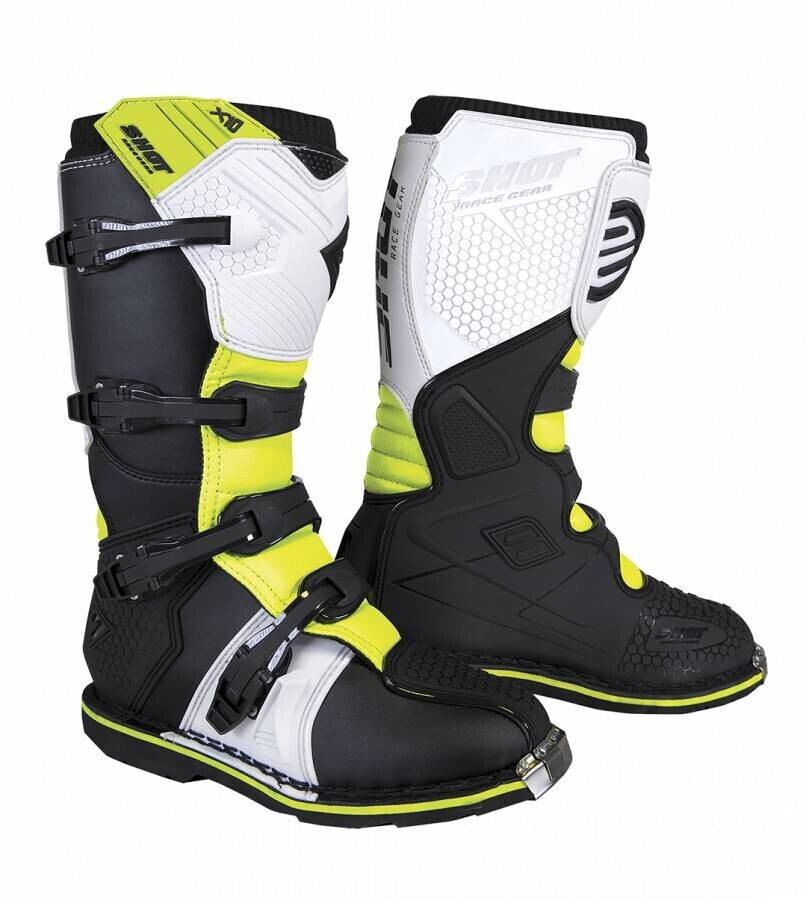 Shot X10 2.0 Black/White/Neon Yellow