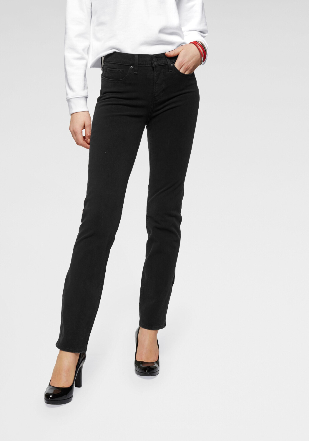Levi's 314 shop shaping straight black