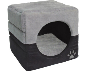 Wodondog 2-in-1 Haustierbett – Katzenhöhle & Sofa – Faltbares Katzenhaus Für Sommer & Winter – Mit Kissen, Rutschfester Unterseite & Cool-Touch-Stoff (für Kleine Hunde & Katzen)