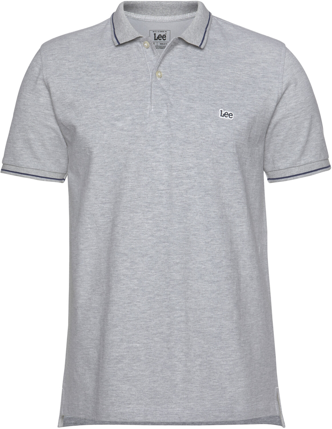 Lee Poloshirt Pique Polo grey mele