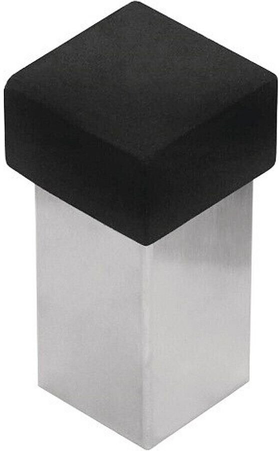 Intersteel Doorstop square, floor / wall mounting, stainless steel