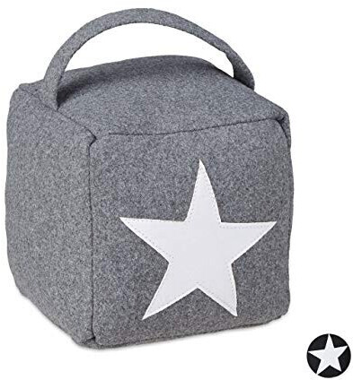 Relaxdays Doorstop star with handle