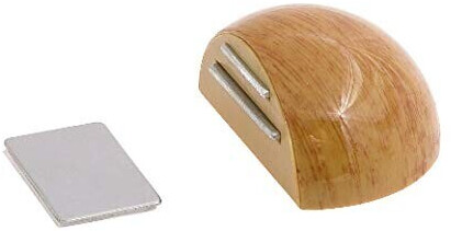 Wolfpack 5320343 Doorstop door self-adhesive with magnet holder wood color
