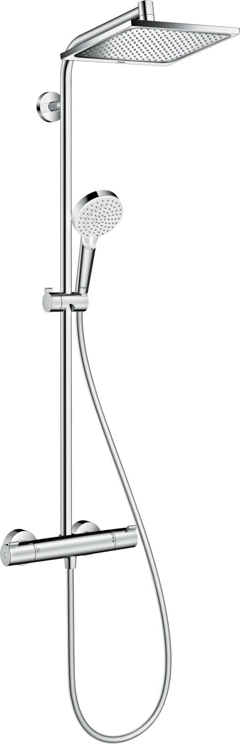 Showerpipe Hansgrohe Crometta E Showerpipe 240 1jet mit Thermostat chrom ab 263,02 ...