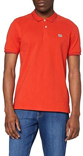 Lee Poloshirt Pique Polo washed red